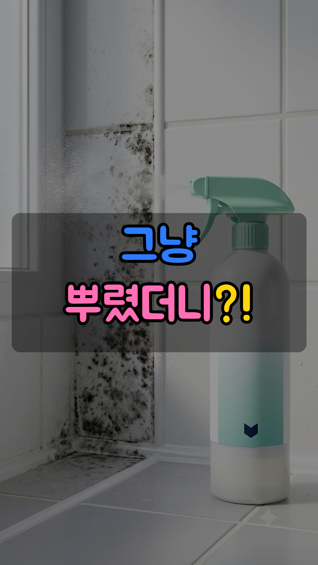 곰팡이 제거 스프레이